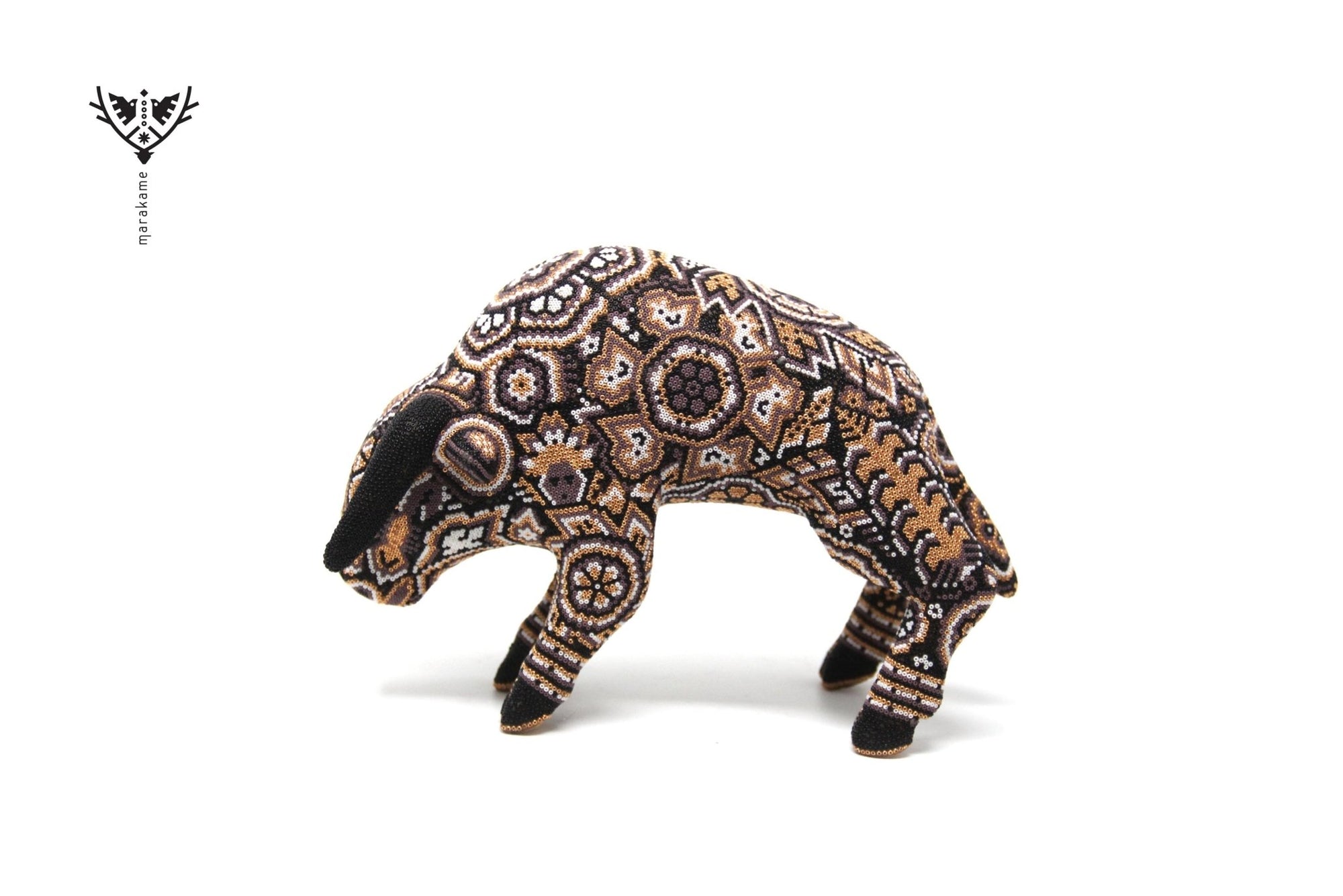 Copal sculpture - Nawi X - Huichol art - Marakame