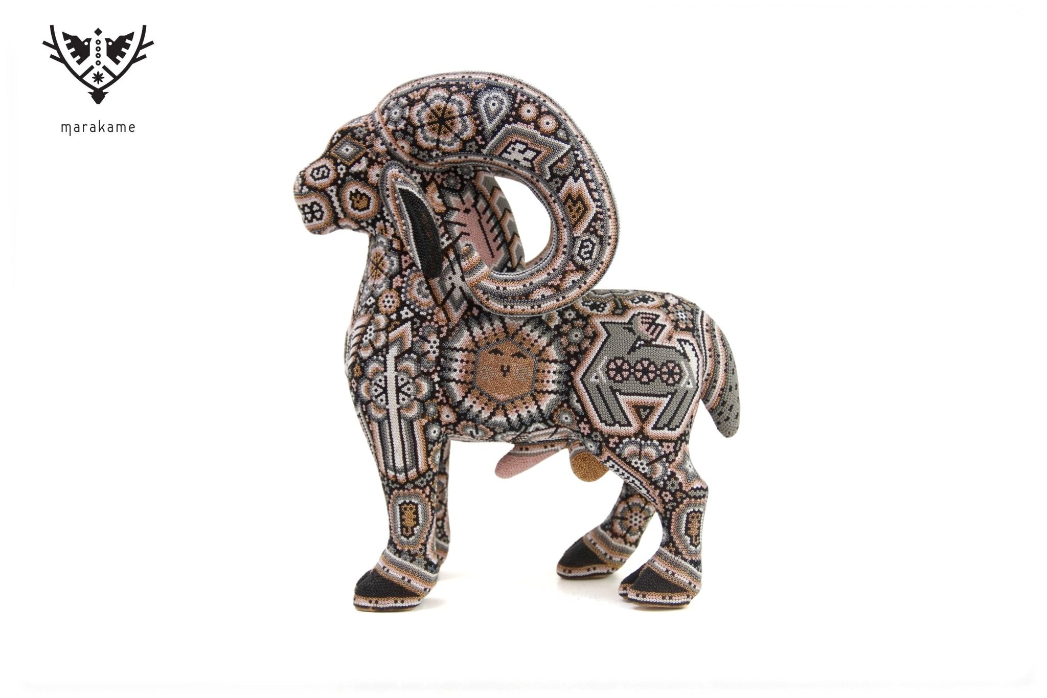 Copal sculpture - Pariya II - Huichol art - Marakame