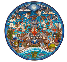 Ite+ri wewiya Haramara tsie timieme - 45 x 45 cm. - 18 x 18 in. - Huichol Art - Marakame