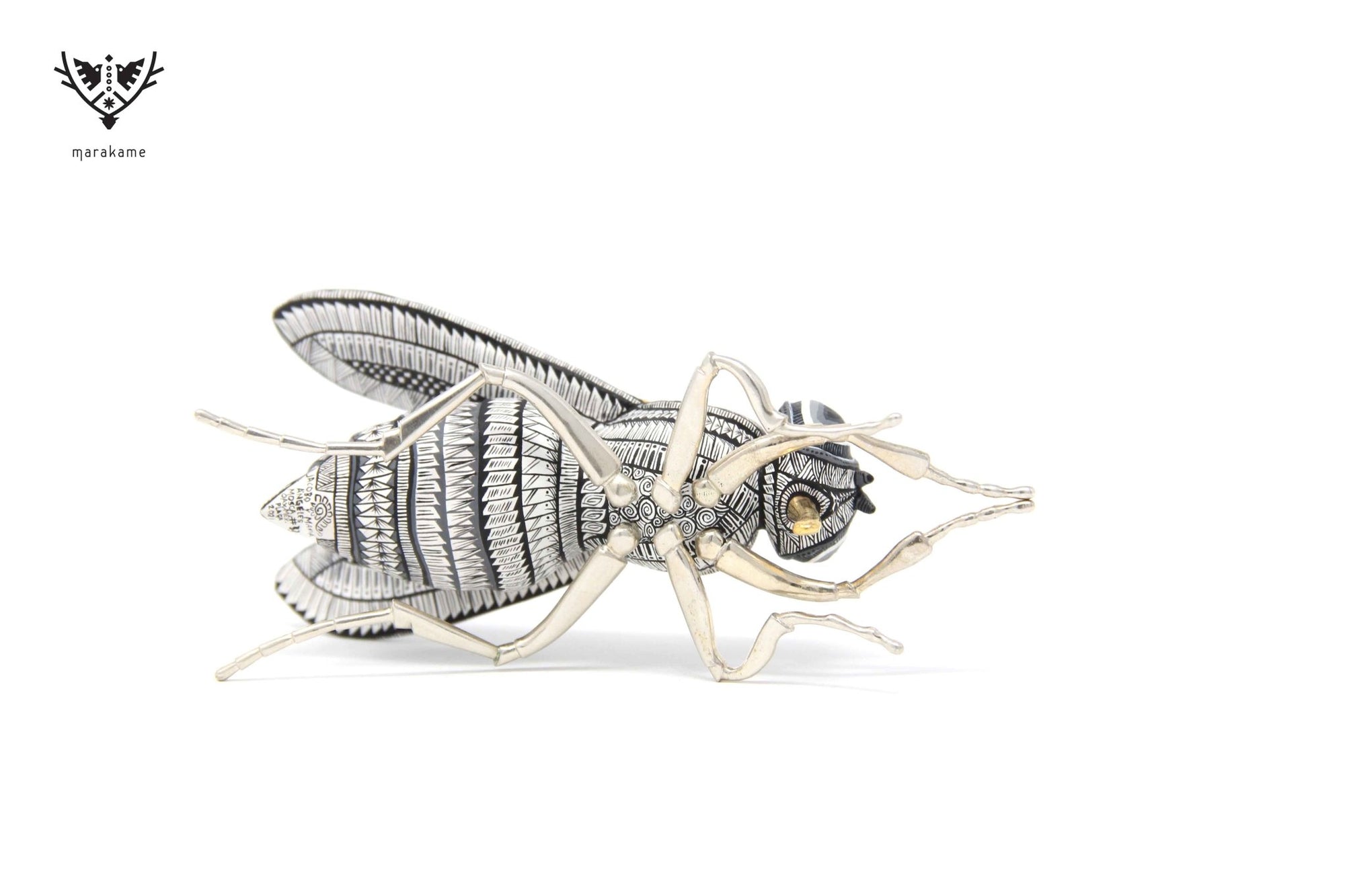 Fly - Bialazi naquichi 'III - Huichol Art - Marakame