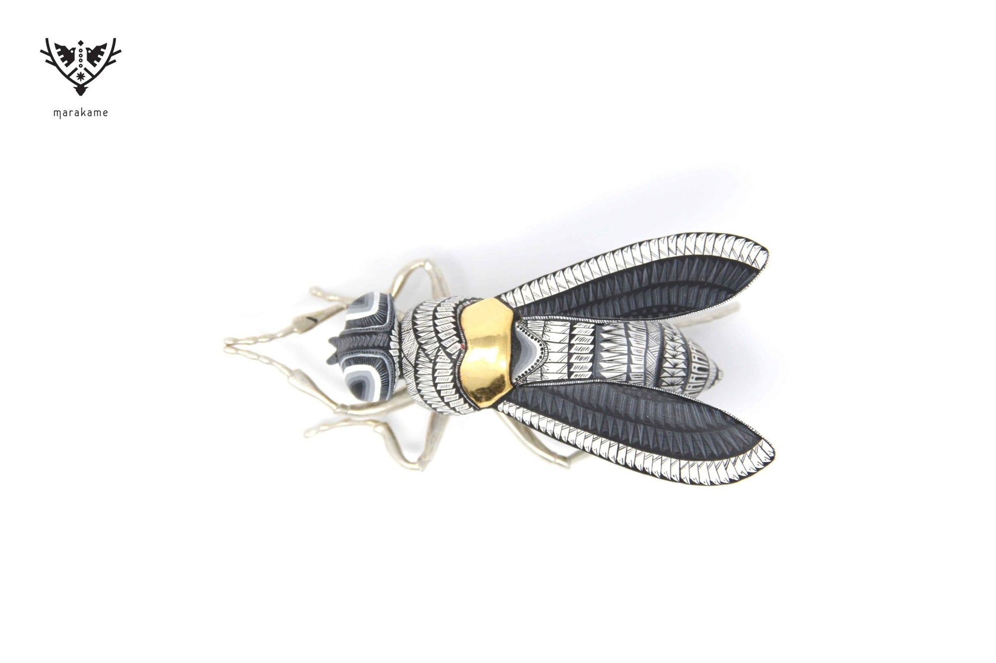 Fly - Bialazi naquichi 'III - Huichol Art - Marakame