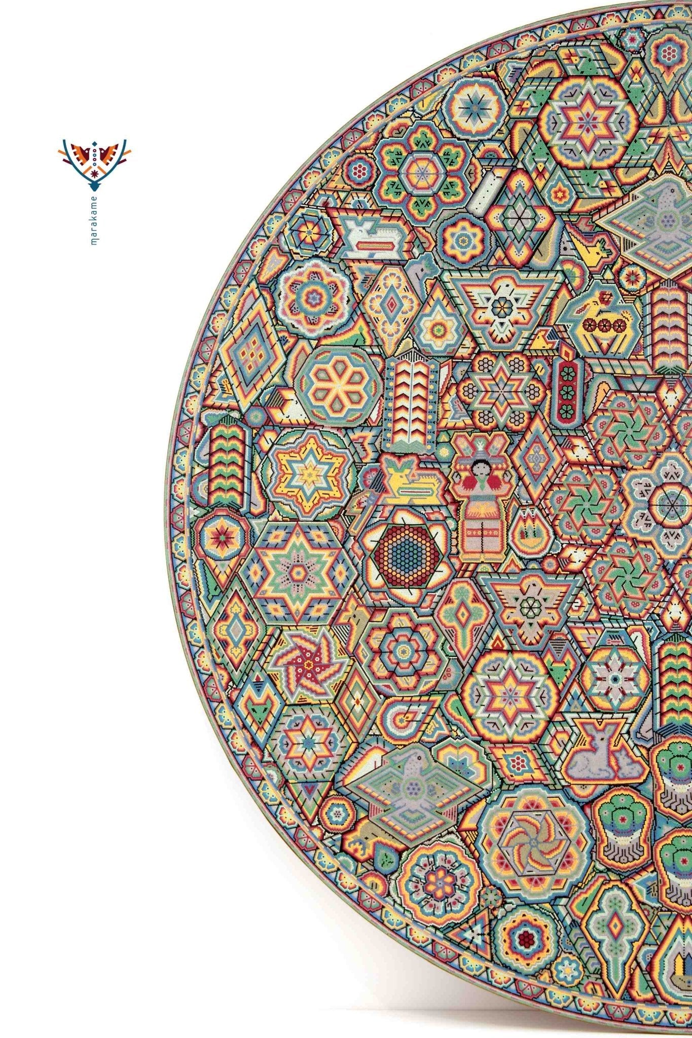 Nierika vom Chaquira Huichol Circle – Iyari maxa – 160 cm. - Huichol-Kunst - Marakame