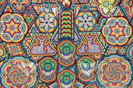 Nierika vom Chaquira Huichol Circle – Iyari maxa – 160 cm. - Huichol-Kunst - Marakame