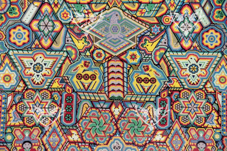 Nierika vom Chaquira Huichol Circle – Iyari maxa – 160 cm. - Huichol-Kunst - Marakame