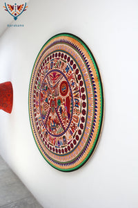 Nierika de Huichol Circle Yarn - Nakawé - 160 cm. - Art Huichol - Marakamé